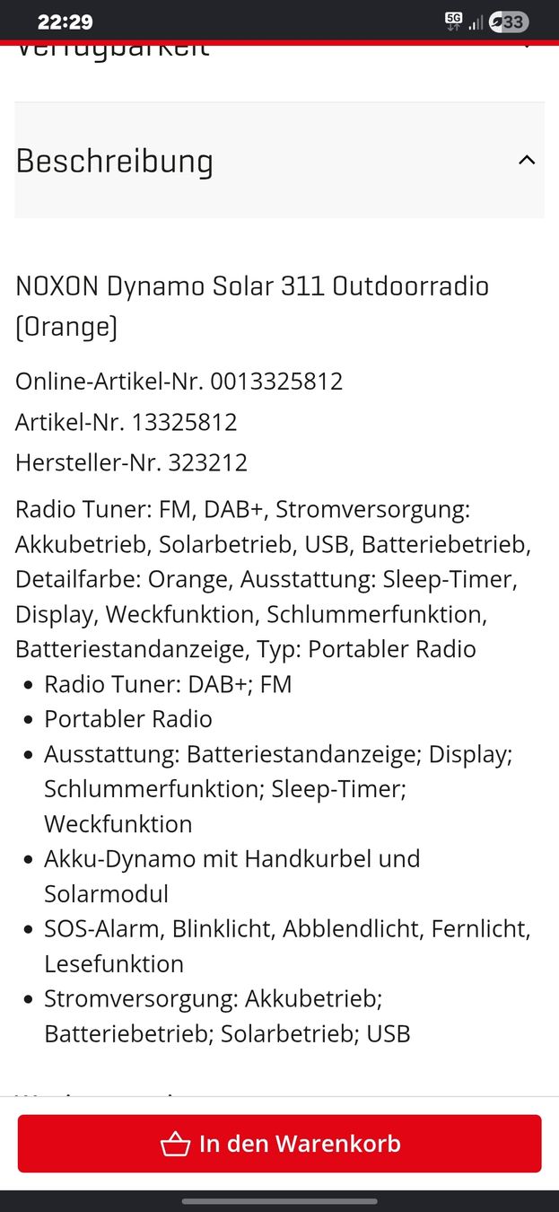 Radio: Noxon Outdorradio Neu.. – Nuovo (secondo la descrizione) da Einsiedeln venduto da Biberchrouser76 5