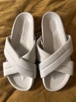 Zara Home Pantoletten, Gr. 35, Creme, Sommer-Look!