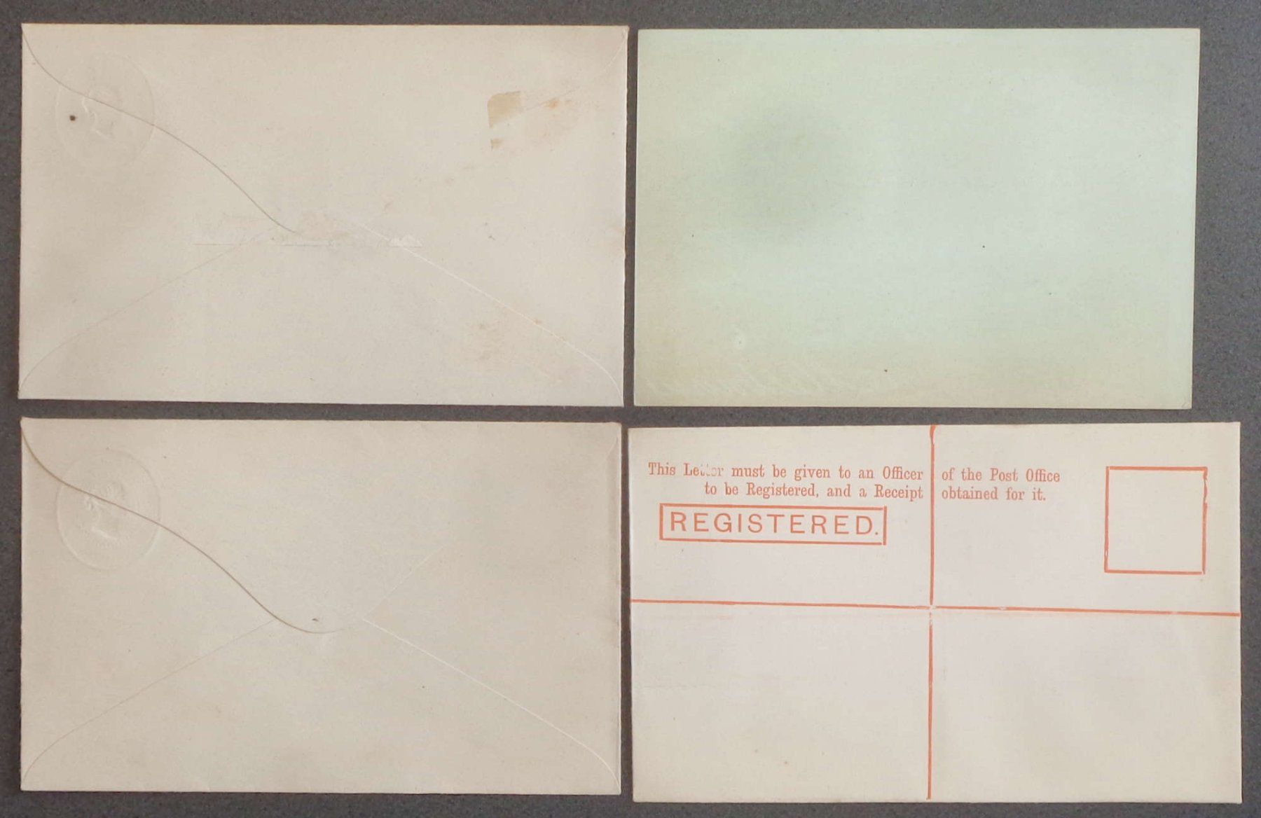 Alle Briefmarken: VICTORIA 1900–1902: 4 Postal Stationaries, O – Gebraucht aus Le Locle von timbrettino 1