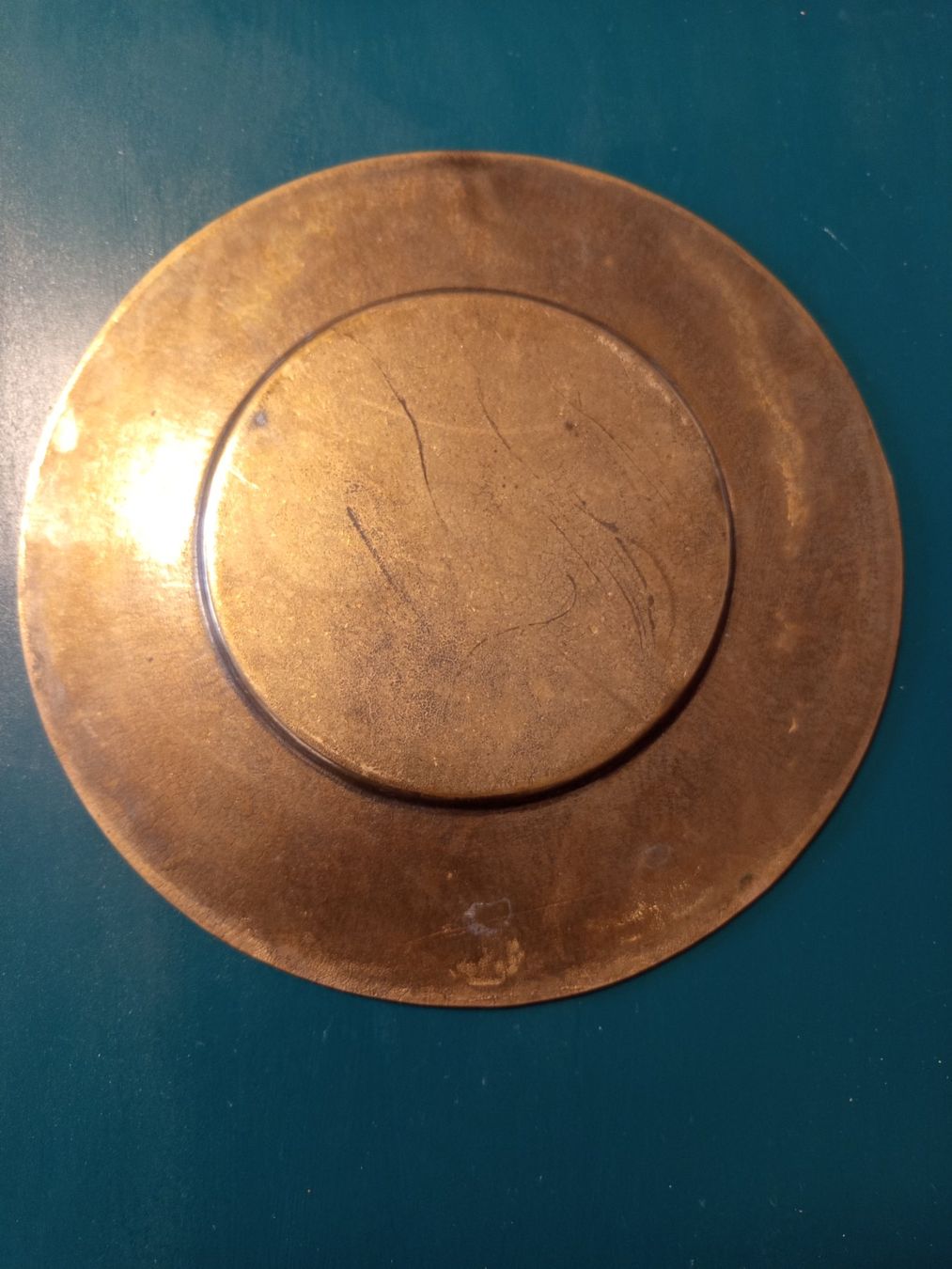 Teller: Antike Messingteller, Vintage,  ⌀ 30 cm – Gebraucht aus Bassersdorf von alu_ps66 1