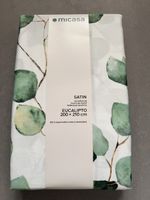 Micasa Satin Bettwäsche Eukalyptus 200x210cm - Brandneu!