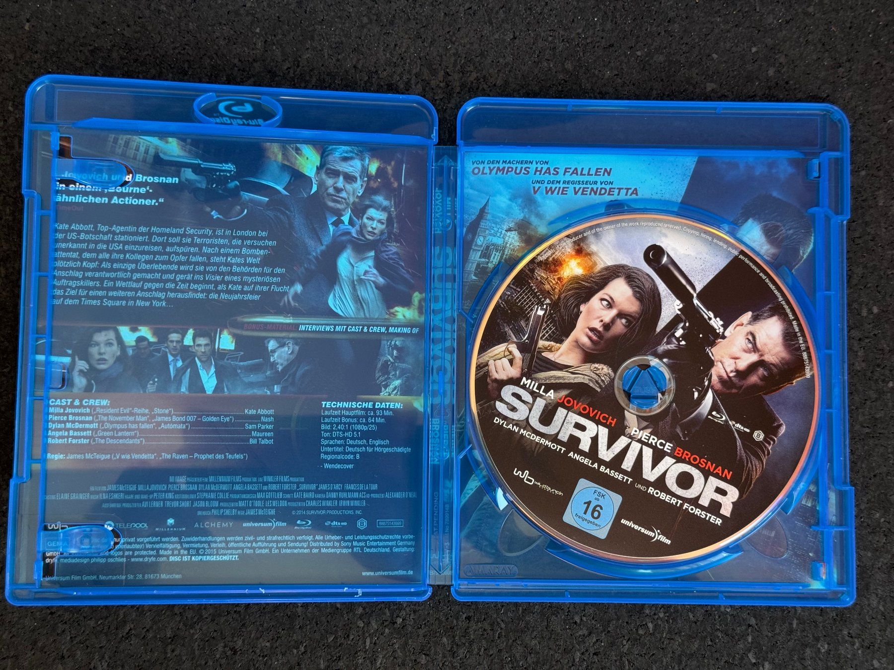 Tutti i DVDs: SURVIVOR Blu-ray Disc DE/EN – Usato da Fribourg venduto da tschjoly 4