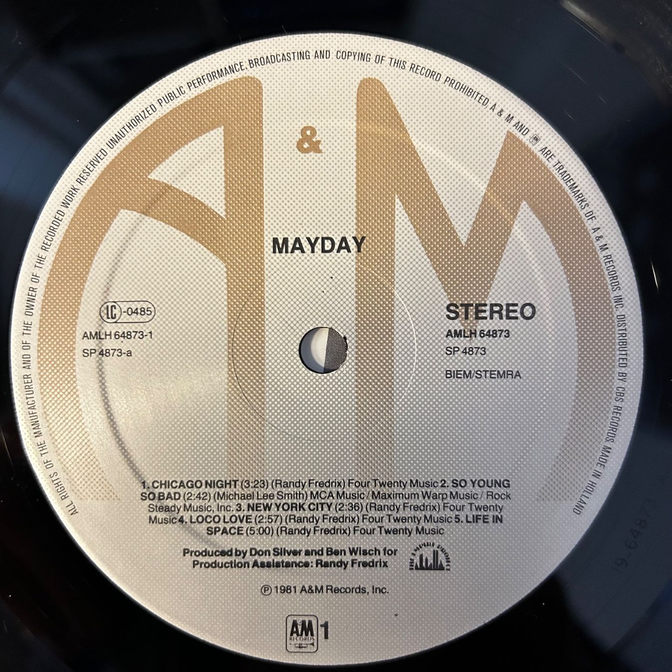 Schallplatten: Mayday - Same, Vinyl LP 1981 – Gebraucht aus Aesch BL von BernisFlomi 2