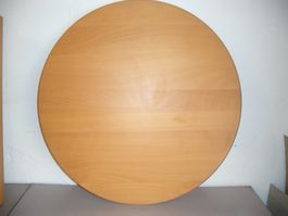 Tischplatte aus Holz rund 80cm