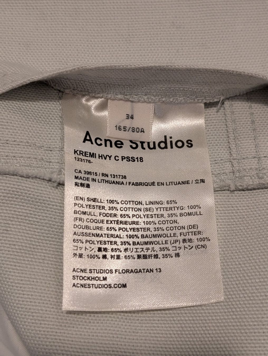Giacche: ACNE STUDIOS Denim Jacke Grösse 34 XS – Nuovo (secondo la descrizione) da Zürich venduto da Good_old_days 4