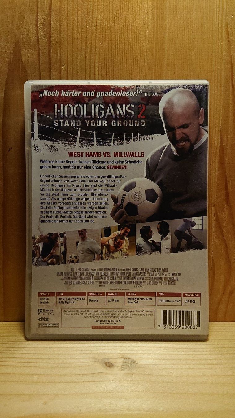 Tutti i DVDs: HOOLIGANS 2 Stand your Ground DVD – Usato da Wilderswil venduto da Exebub 1