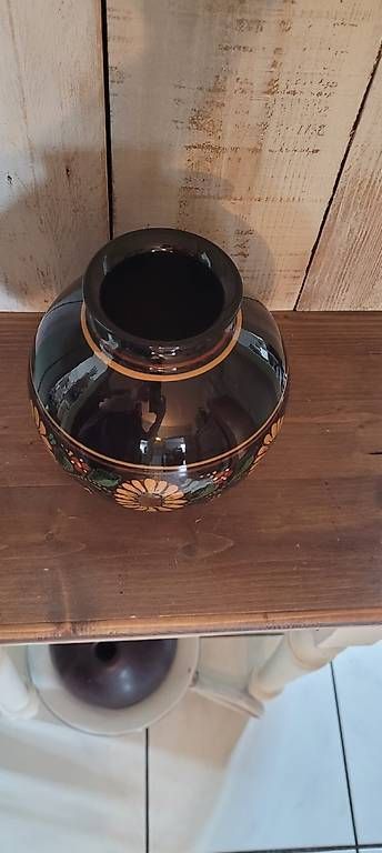 Vasen & Gefässe: Keramikvase floral traditionell – Gebraucht aus Biberist von FarbAder