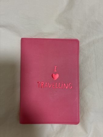 Reiseetui I Love Travelling pink guter Zustand neuwertig