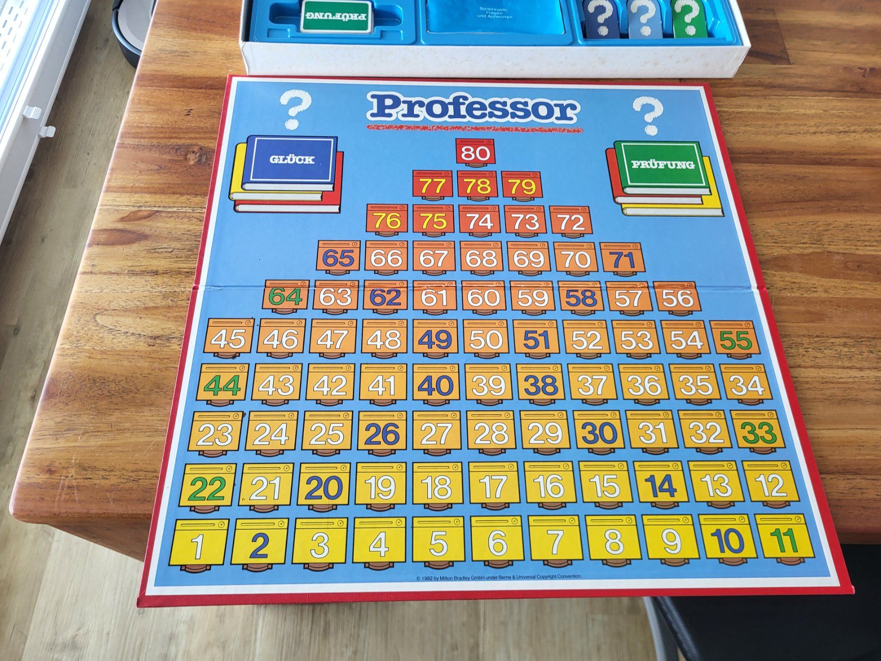 Spiele: Brettspiel Professor MB Spiele 1972 – Gebraucht aus Niederhelfenschwil von Bruce019 3