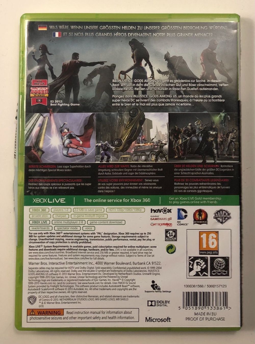 Microsoft Jeux: Injustice für Xbox 360 – D'occasion à Kestenholz par Mad18 2