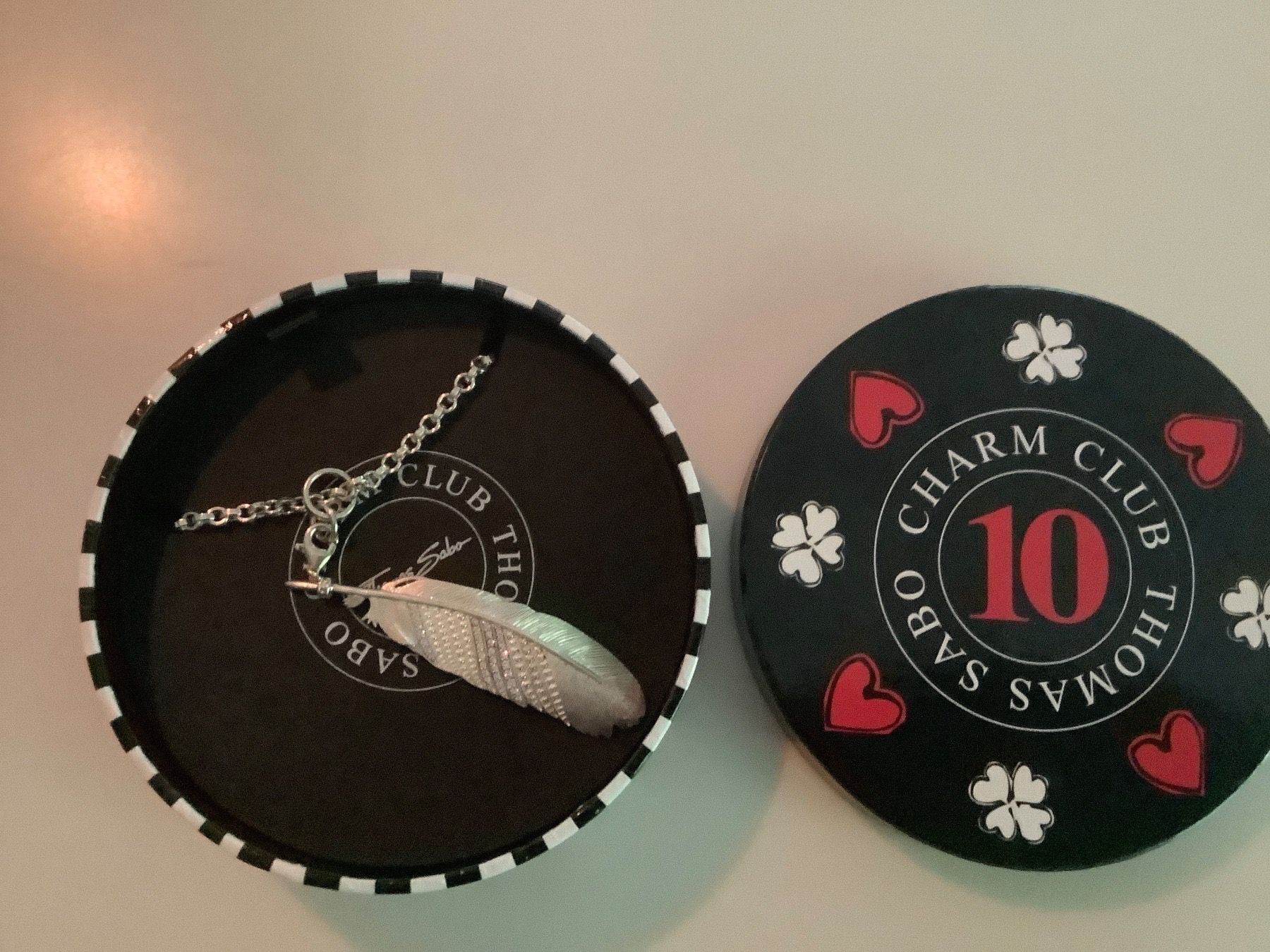 Thomas Sabo Catenine: THOMAS SABO - Silberkette mit grosser Feder – Usato da Winterthur venduto da wintidizi 7