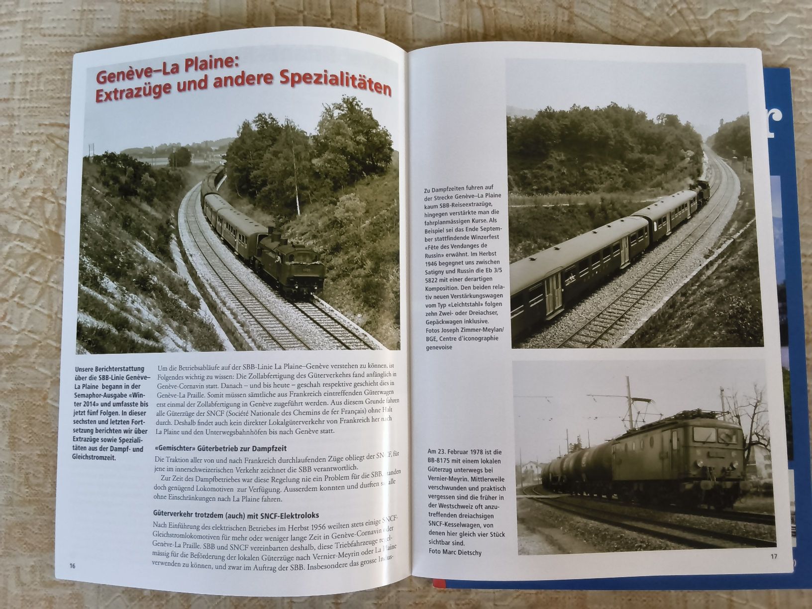 Zeitschriften & Magazine: 2 Eisenbahn-Hefte Semaphor 2016 Frühling/Sommer  – Gebraucht aus Hallau von histoiremerveilleuse 2