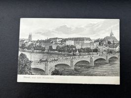 Basel, neue mittl. Rheinbrücke, alt