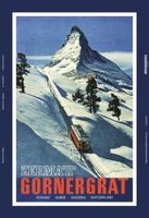 Blechschild-ZERMATT GORNERGRAT-SCHNEE BA