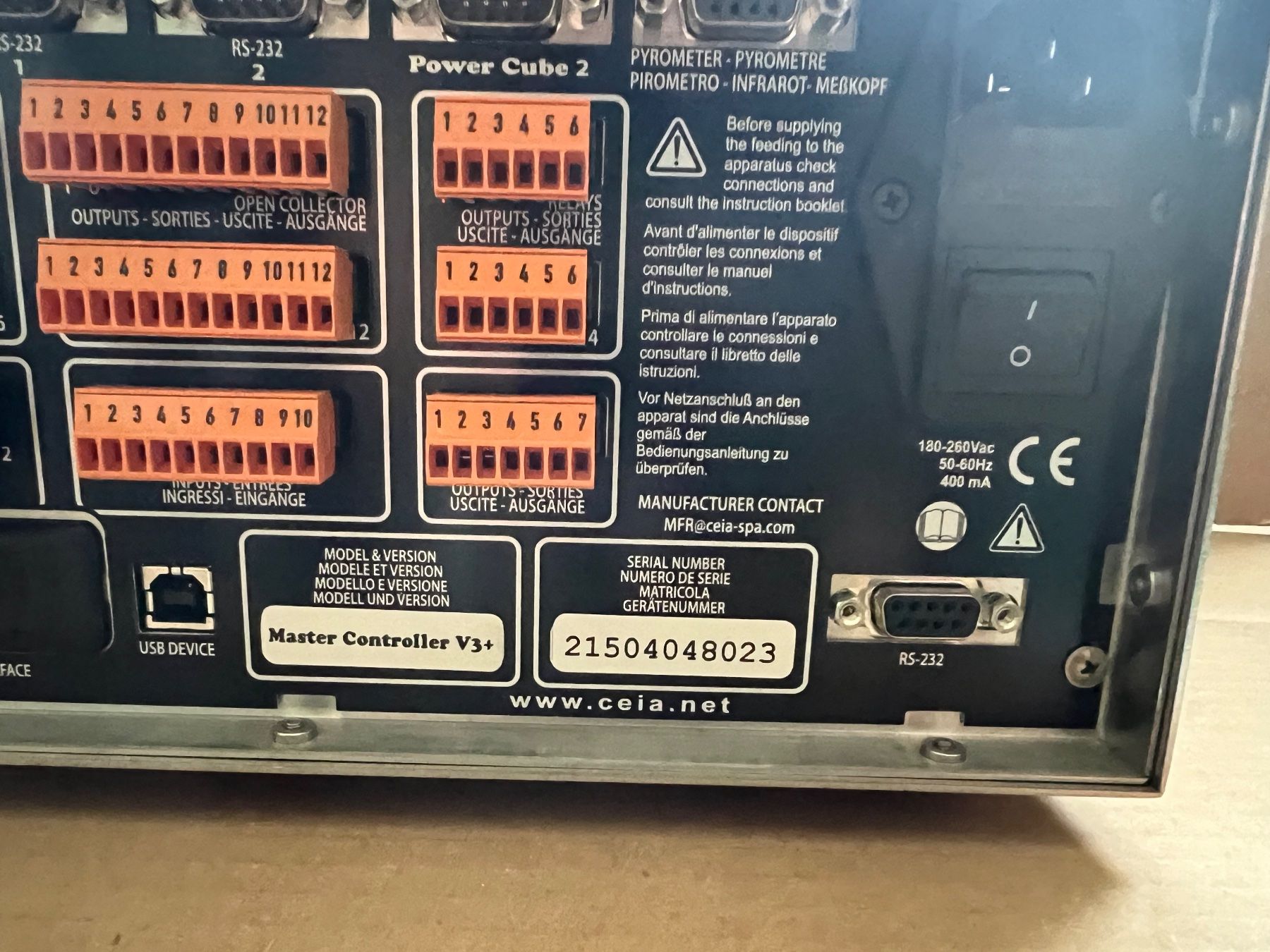 Radiatori: Centrale de contrôle industrielle CEIA Master Controller V3+ – Usato da Basel venduto da La.Bonne.affaire 8