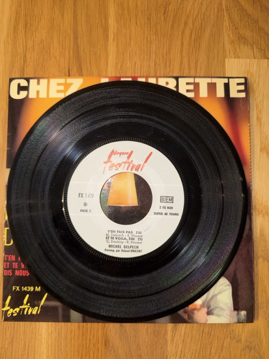 Vinyles: 45t Michel Delpech – Neuf avec emballage d'origine à Brügg BE par traindenuit 3