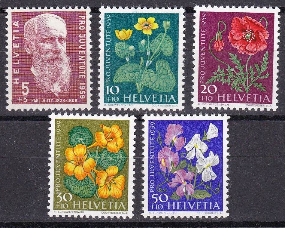 Alle Briefmarken: Pro Juventute, 1959, postfrisch** – Neu (gemäss Beschreibung) aus Lupfig von lubor