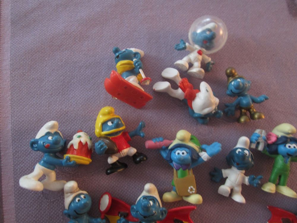 16 x Schlumpf-figuren für Sammler(Diverse Marken) 3