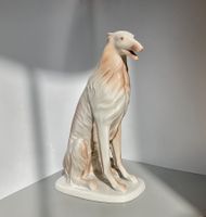 Vintage Porzellanfigur großer Windhund Hollóháza