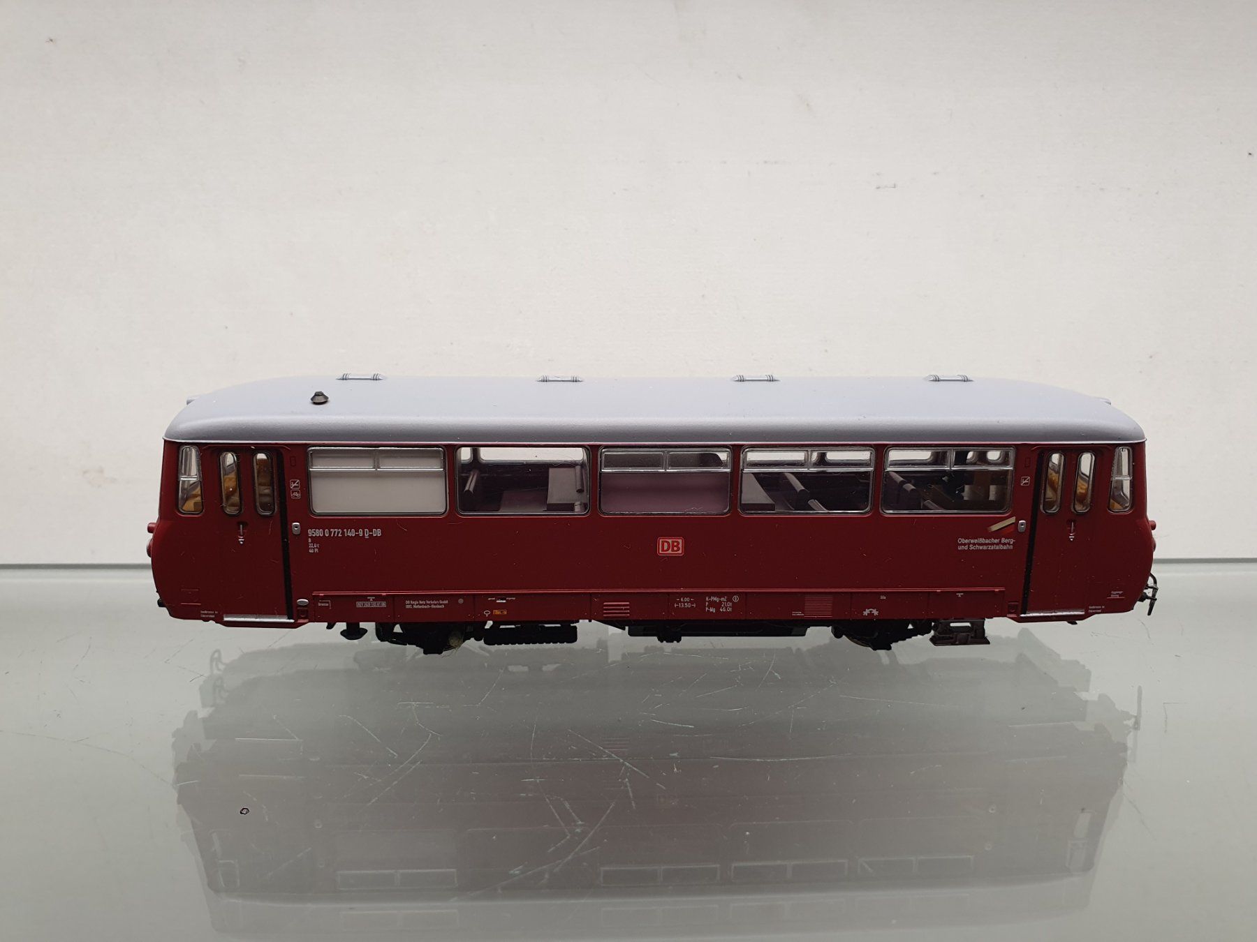 Brawa Modellini di ferrovie: BRAWA:DC: SCHIENENBUS ROT 44128 OVP – Usato da Biglen venduto da taunus82