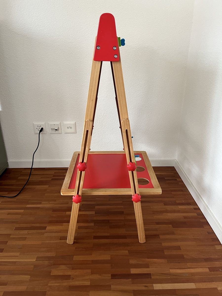 Cavalletti: Hape Staffelei Kinder, Doppelseitig, Top Zustand – Usato da Oberwil BL venduto da fmf77 3