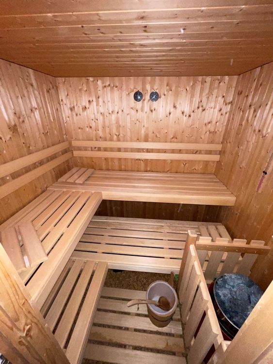 Fast nie gebrauchte Sauna zu verkaufen