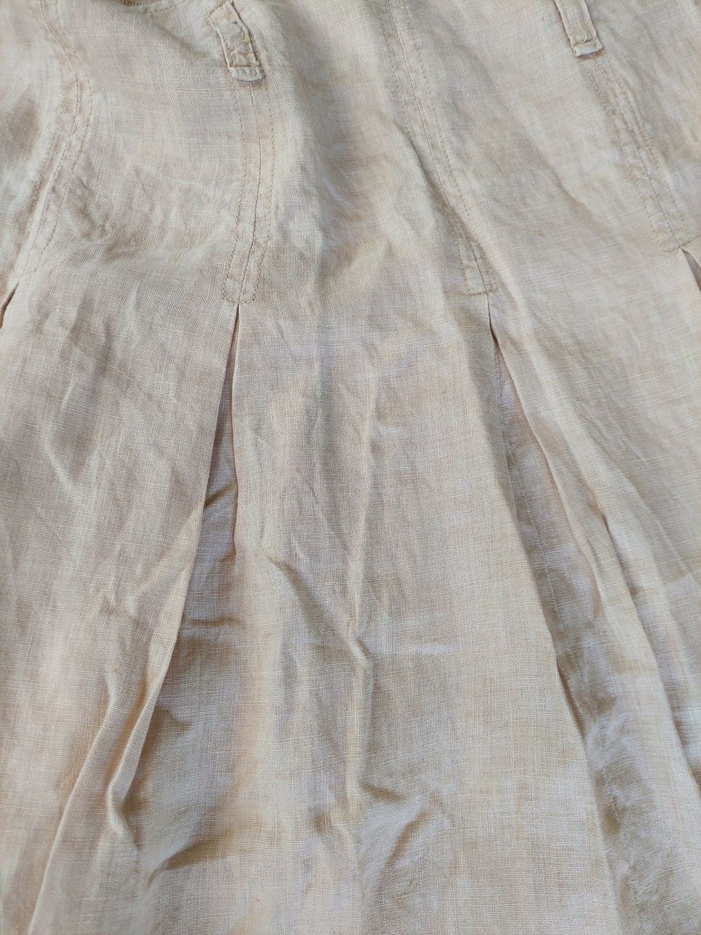 Nina Ricci Gonne: Rock beige Grösse L Leinen neuwertig – Usato da Thusis venduto da giacia 2