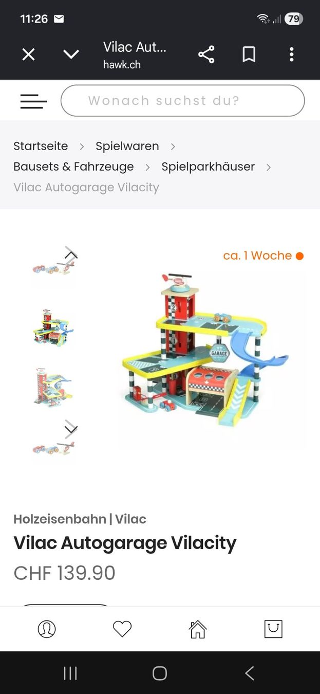 Vilac Giocattoli: Vilac Vilacity Grand Garage – Usato da Andelfingen venduto da StockerRom 9