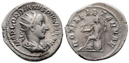GORDIAN III silber münze