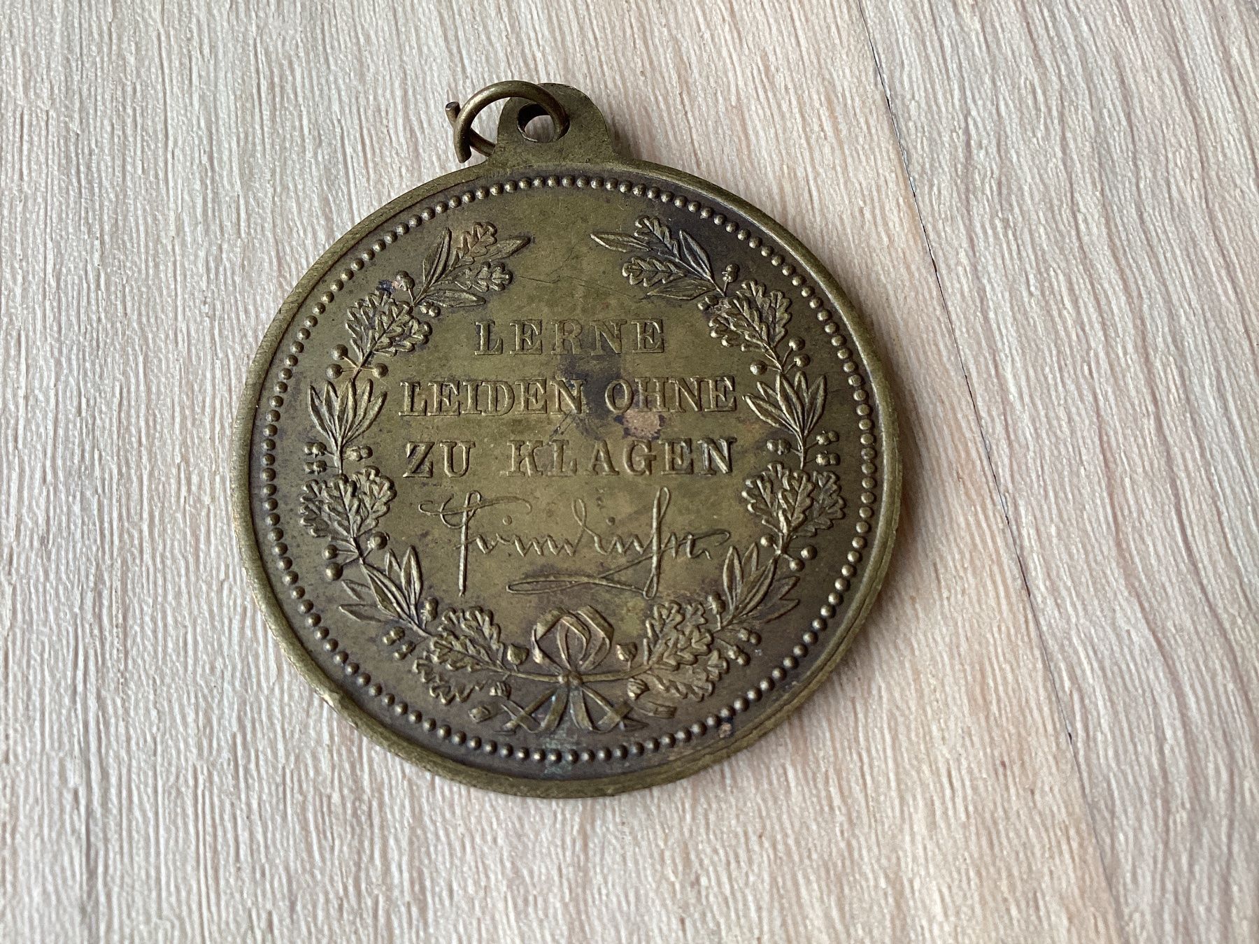 Medaillen: Medaille Deutscher Kaiser Friedrich der 3 – Gebraucht aus Flawil von Barschfreak