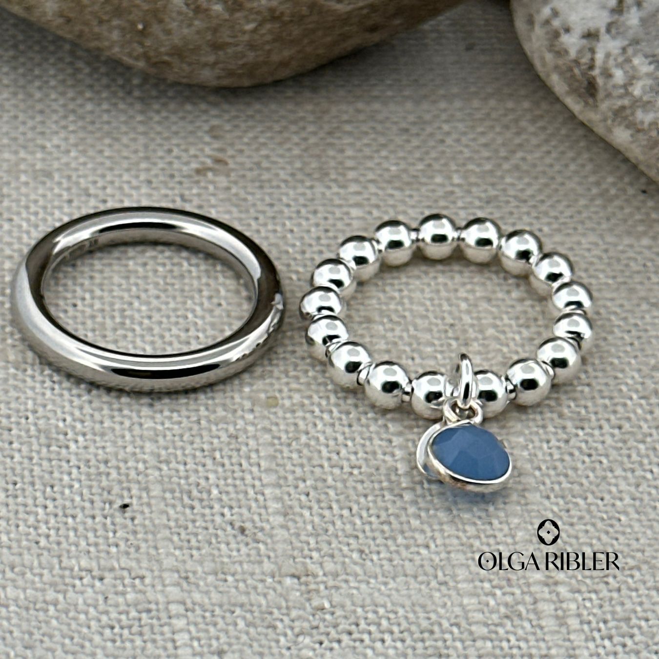 Olga Ribler Anelli: Ring SET Edelstahl & Silber Grösse 54 – Nuovo (secondo la descrizione) da Luzern venduto da Schmuckoutlet 4