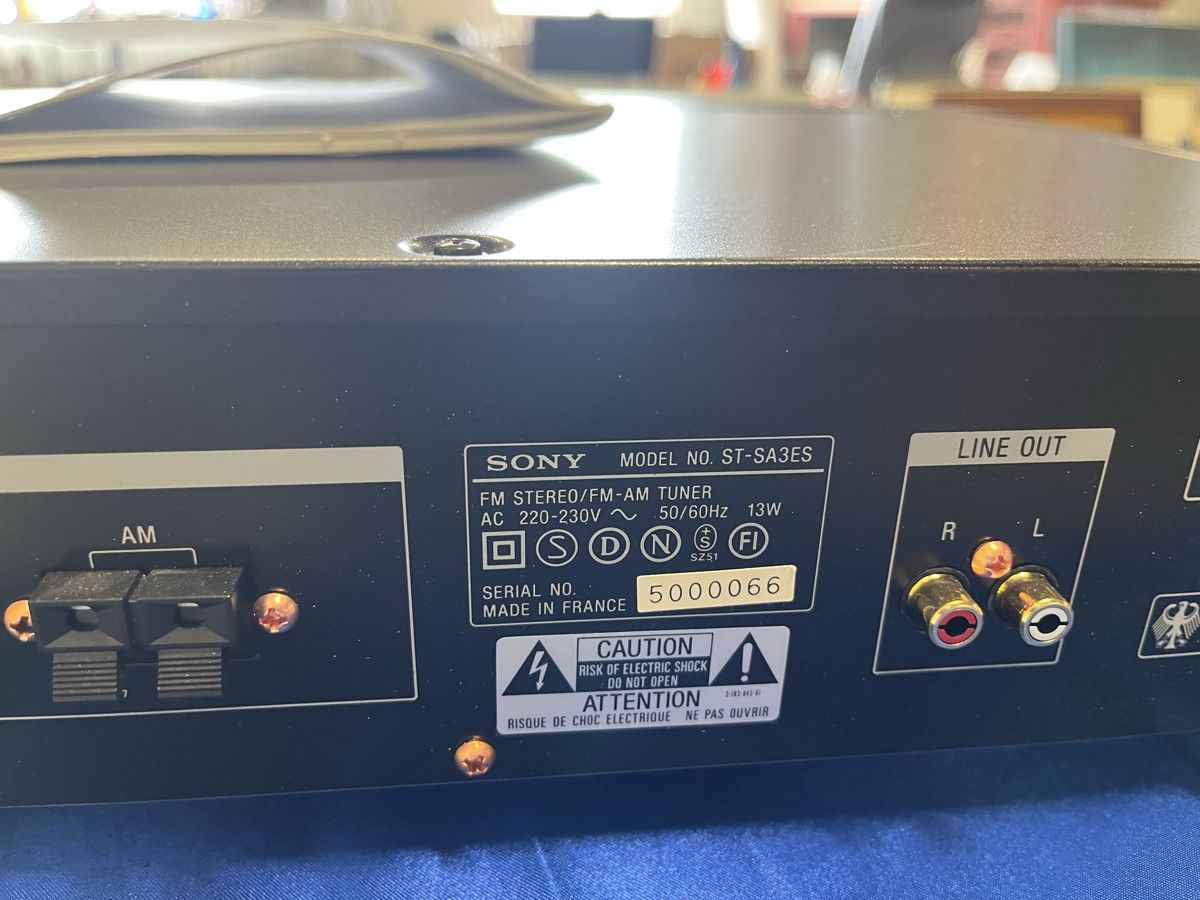 Sony Radio: Sony ST-SA3ES FM/AM Stereo Tuner – Usato da Strengelbach venduto da RaenAntikDesign 5