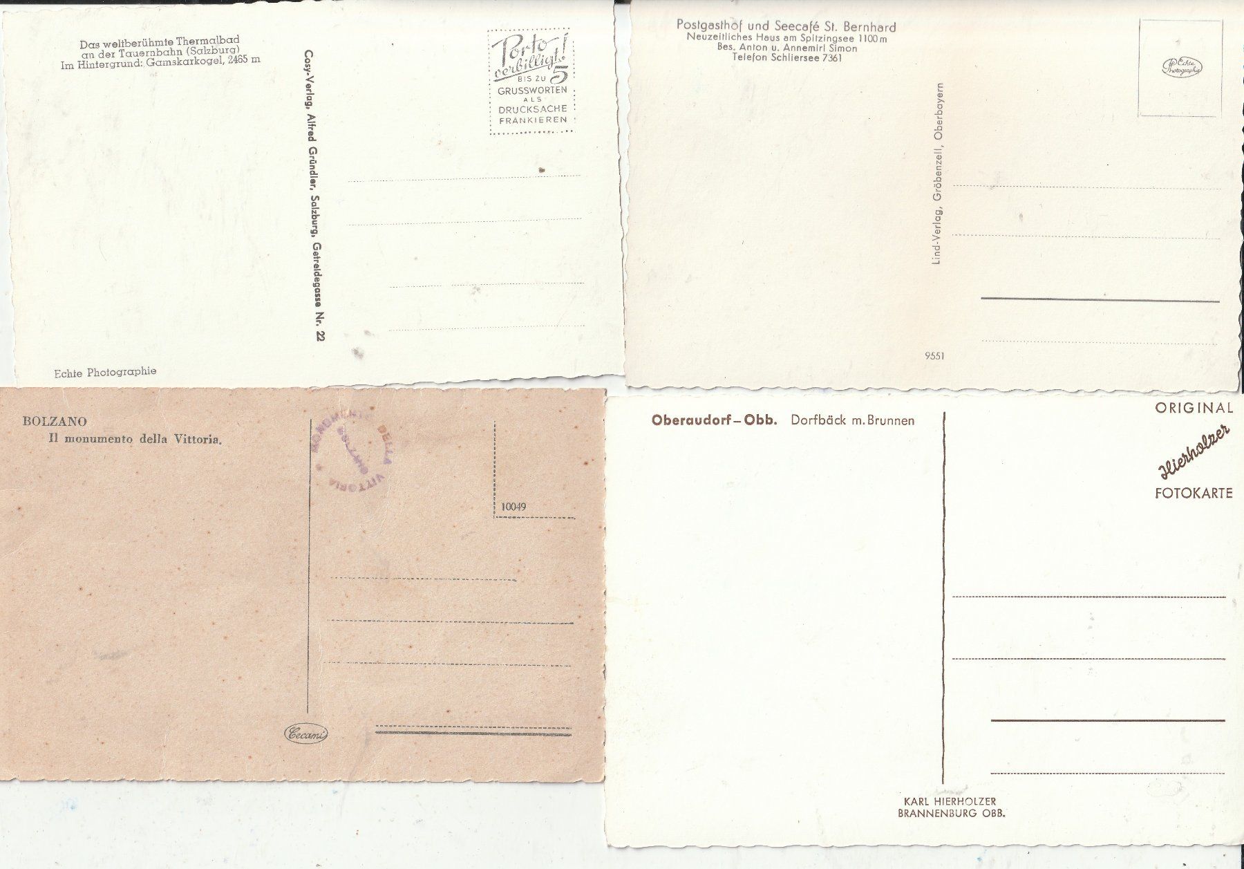 Cartoline postali: 20 Diverse karten Ausland – Usato da Lumbrein venduto da made02 5