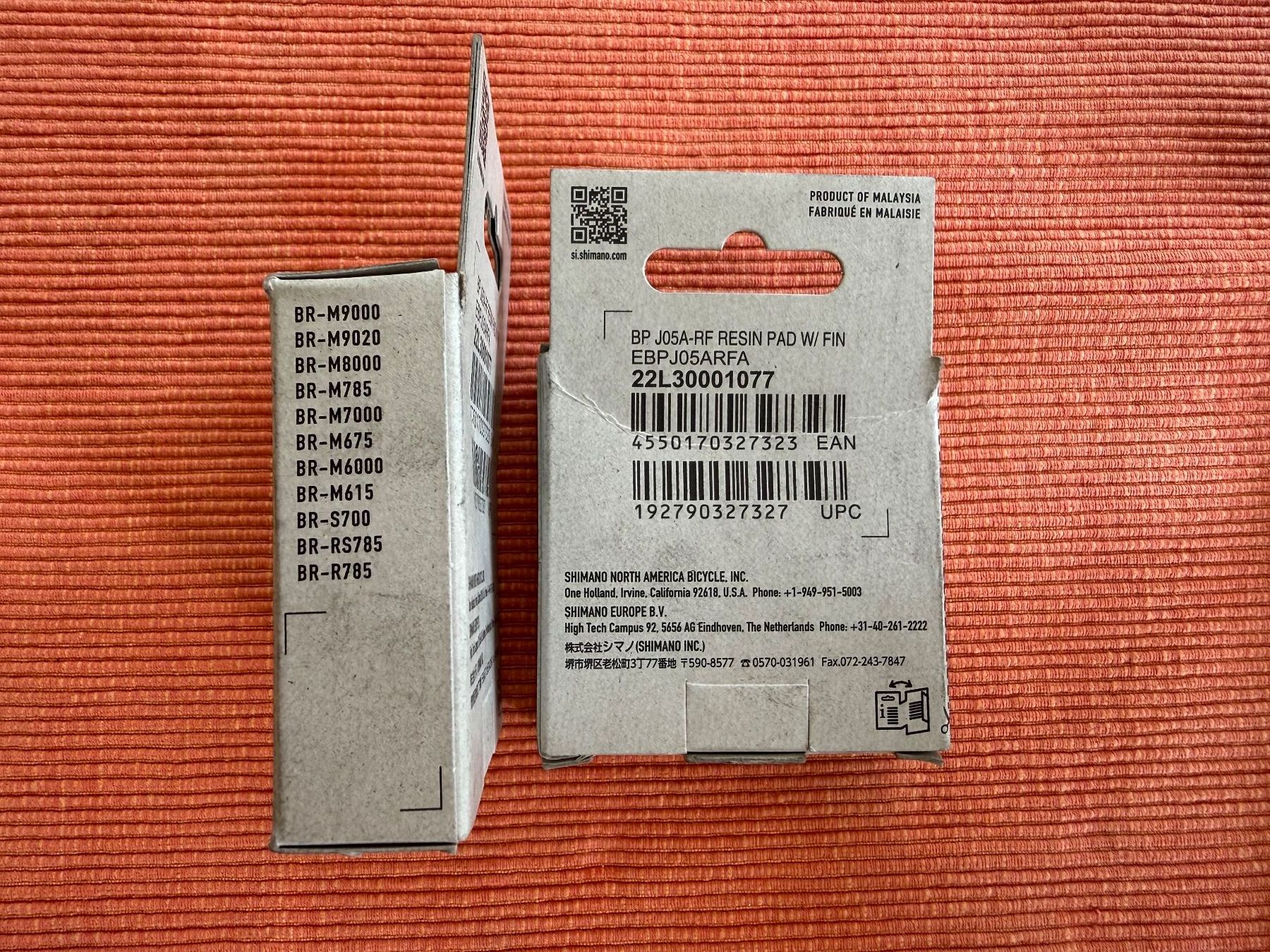 Shimano Pezzi di ricambio: Bremsbeläge Shimano BP-J03A-RF – Nuovo e nell'imballaggio originale da Grabs venduto da Rolfsg 1