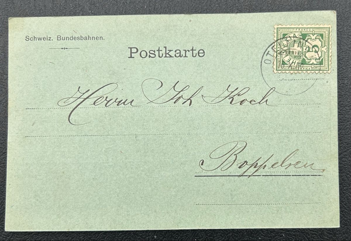Tous les timbres: Avis Karte Otelfingen – D'occasion à Horw par Tellbub