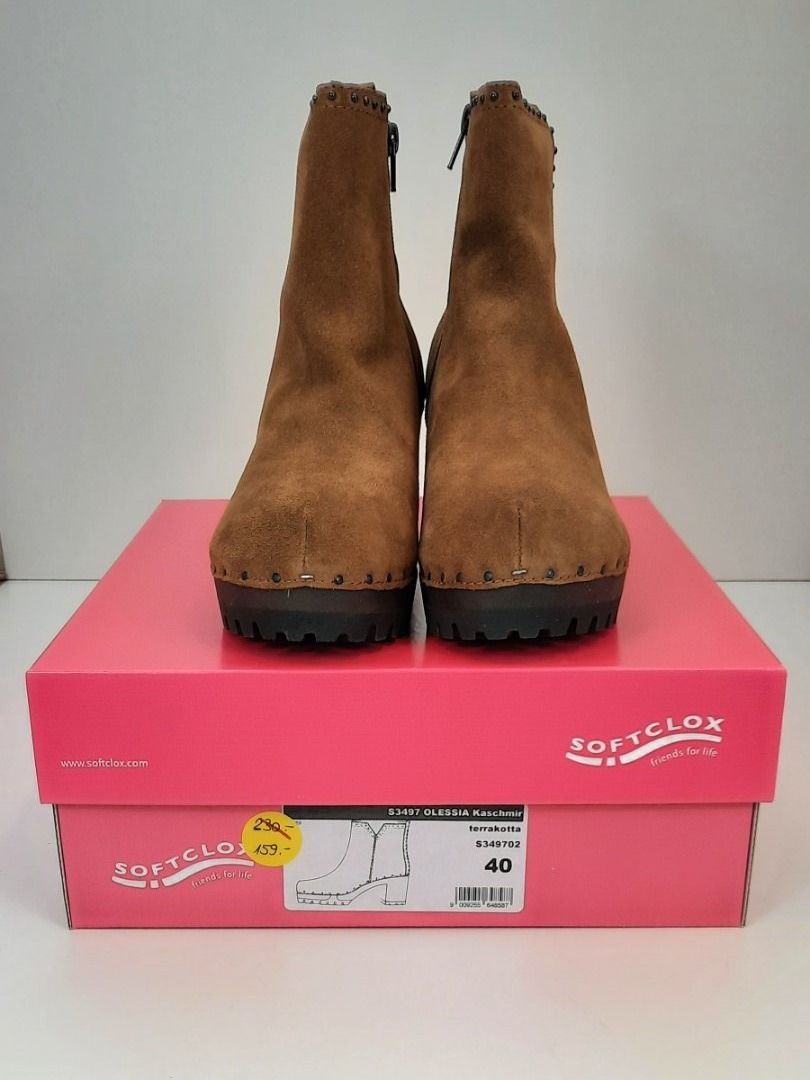 Softclox Damenschuhe: SOFTCLOX OLESSIA Kaschmir terrakotta Stiefelette Gr. 40 – Neu und originalverpackt aus Seuzach von VT-Collections1 8