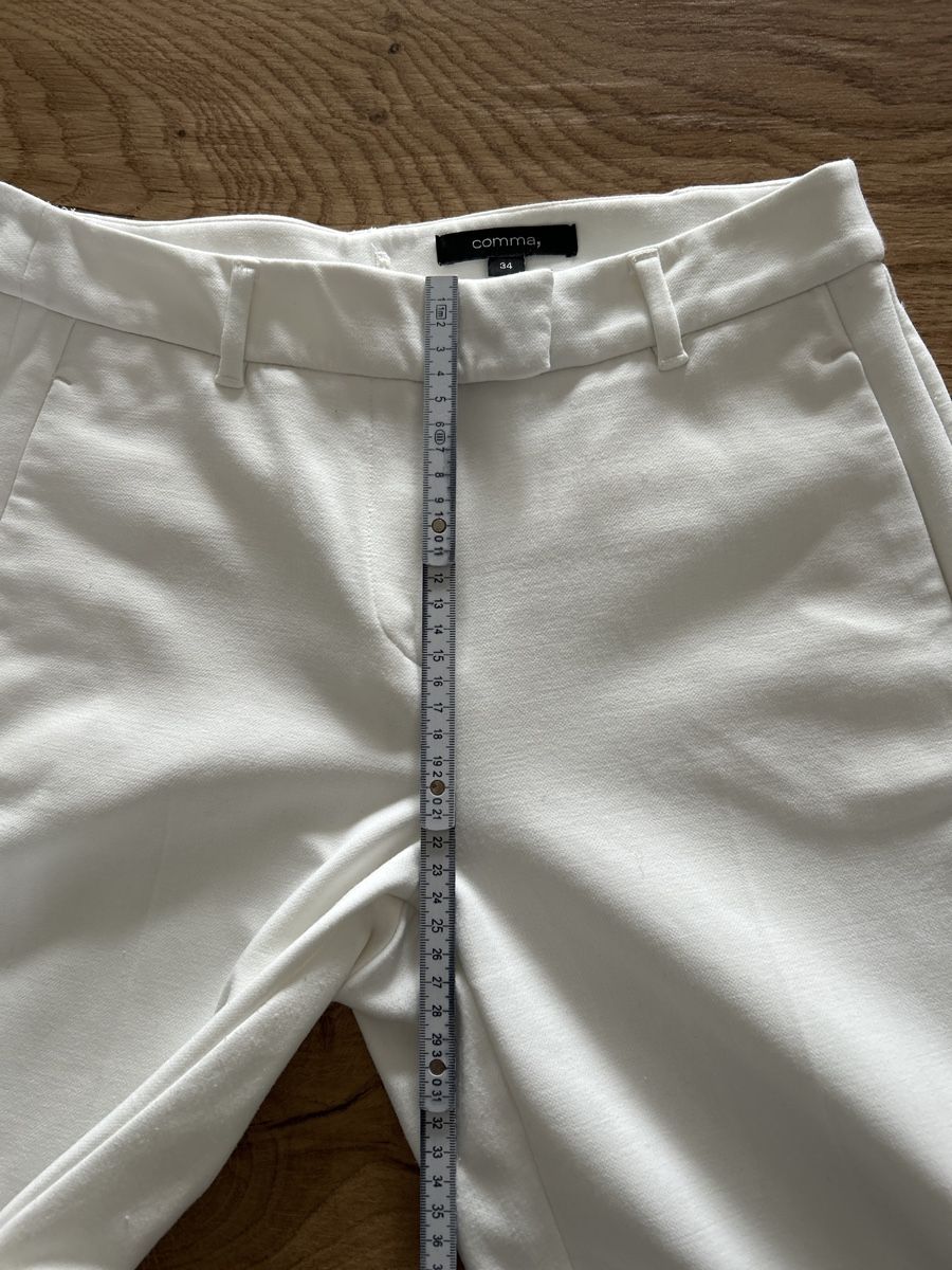Comma Pantaloni: Weisse Comma Hose Gr. 34 – Usato da Worben venduto da AlliaB 2