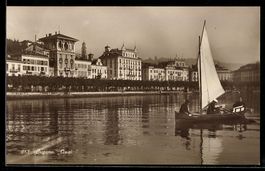 AK Lugano, Quai, Panorama