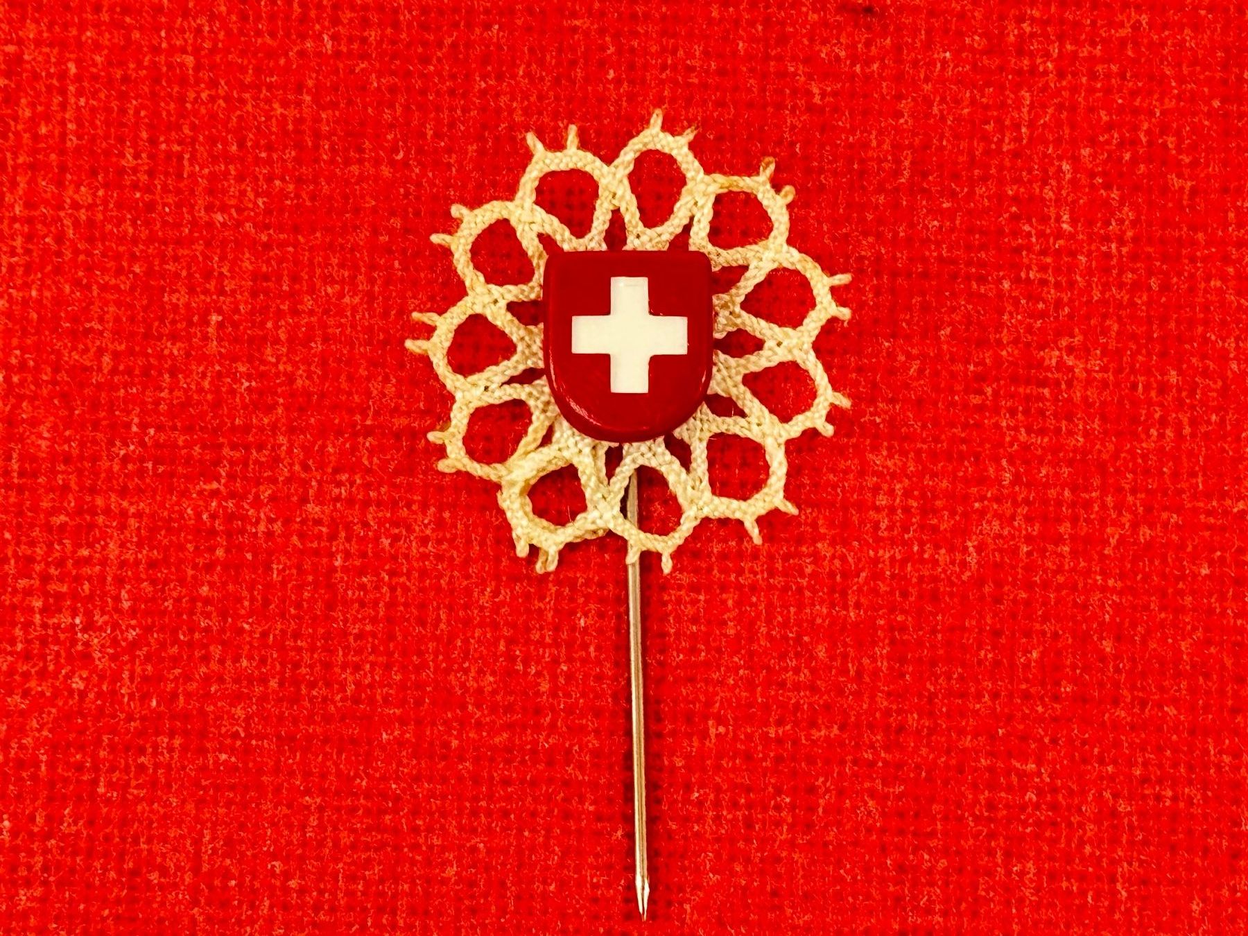 Placchette & Badge: 1 August-Abzeichen 1958  TOP – Usato da Ormalingen venduto da digital09