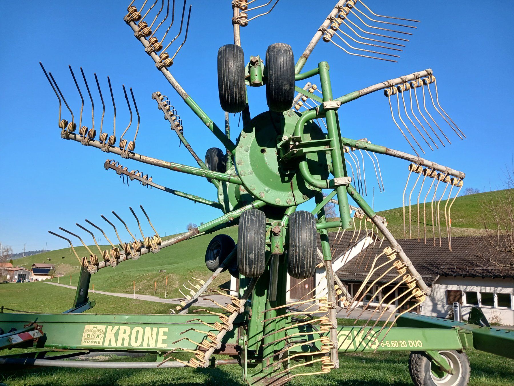 Krone Raccolta foraggio grezzo: Krone Doppelschwader – Usato da Krinau venduto da P.grob 6