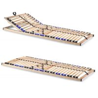 Lattenrost 90x200cm Höhe 7,5cm - Kopfteil verstellbar
