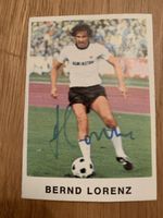 Bernd Lorenz bei YB 77/78 Autogramm auf Sammelbild