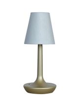 Akku Tischleuchte mit HF Sensor gold/weiss