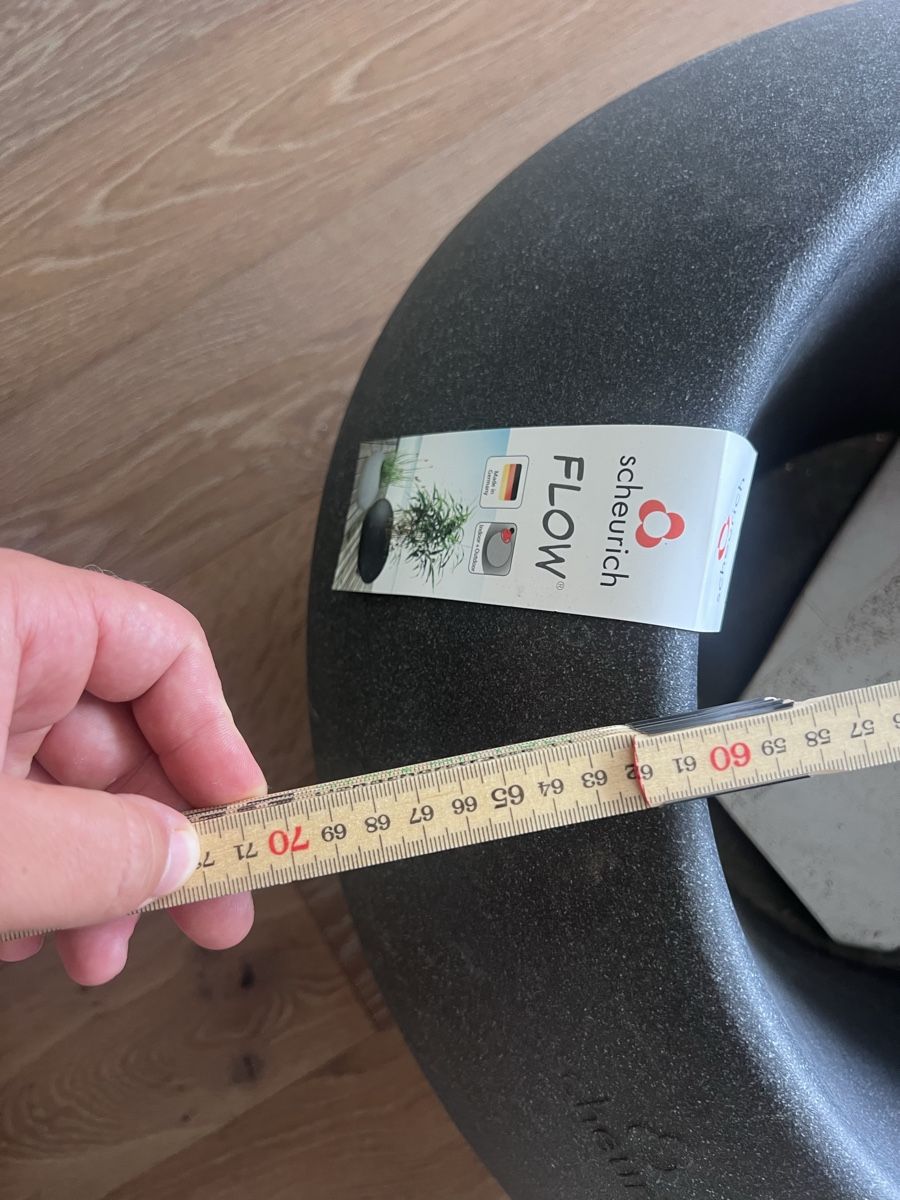 Pots de fleurs: Pflanzgefäss rund anthrazit neu – Neuf (Voir description) à Wagen par mar_7m2m 4