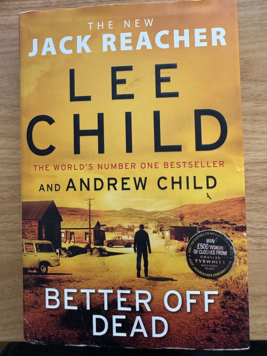Bücher: Lee Child, better off dead – Gebraucht aus Steffisburg von mina-pam