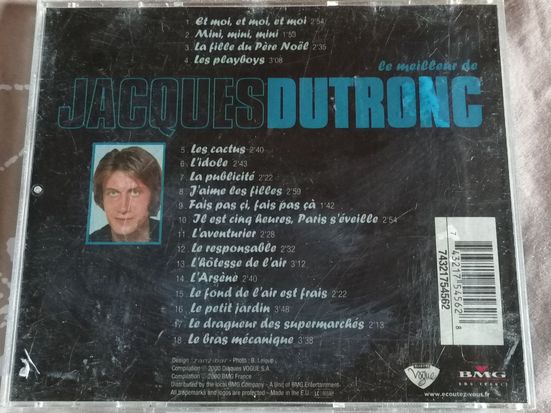 CDs: Jacques Dutronc - Le Meilleur de Jacques Dutronc 2000 Vogues – Gebraucht aus Ermenswil von easyric 2