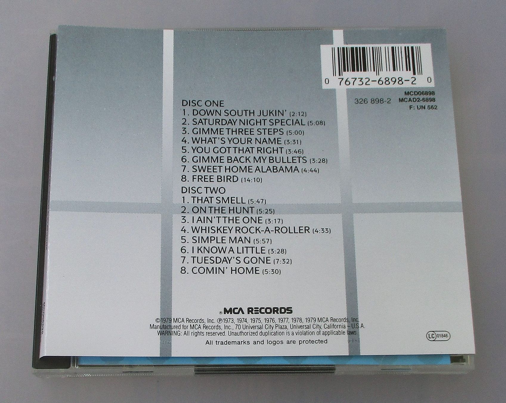 CD: LYNYRD SKYNYRD - Gold & Platinum 2-CD – Usato da Wattwil venduto da Muriel11 1