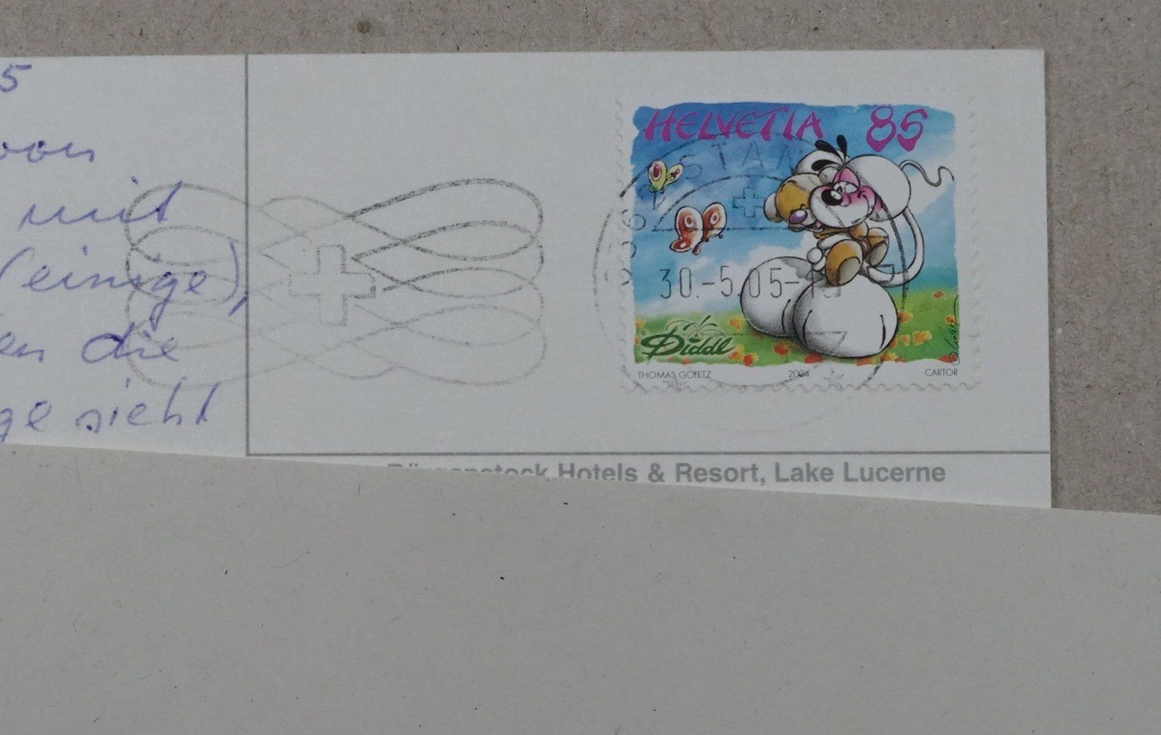 Cartoline postali: Bürgenstock, 2005 – Usato da Lenzburg venduto da fh1 1