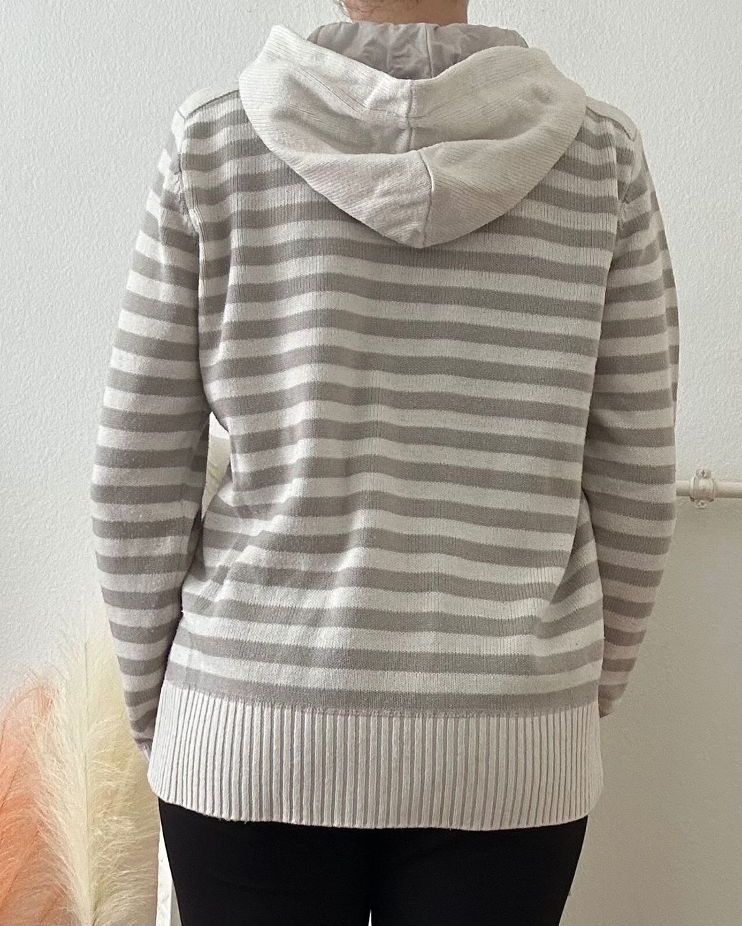 Maglioni & Felpe: Pull rayé à capuche, beige/crème - Idéal mi-saison! – Usato da Lausanne venduto da dre_th8k 2