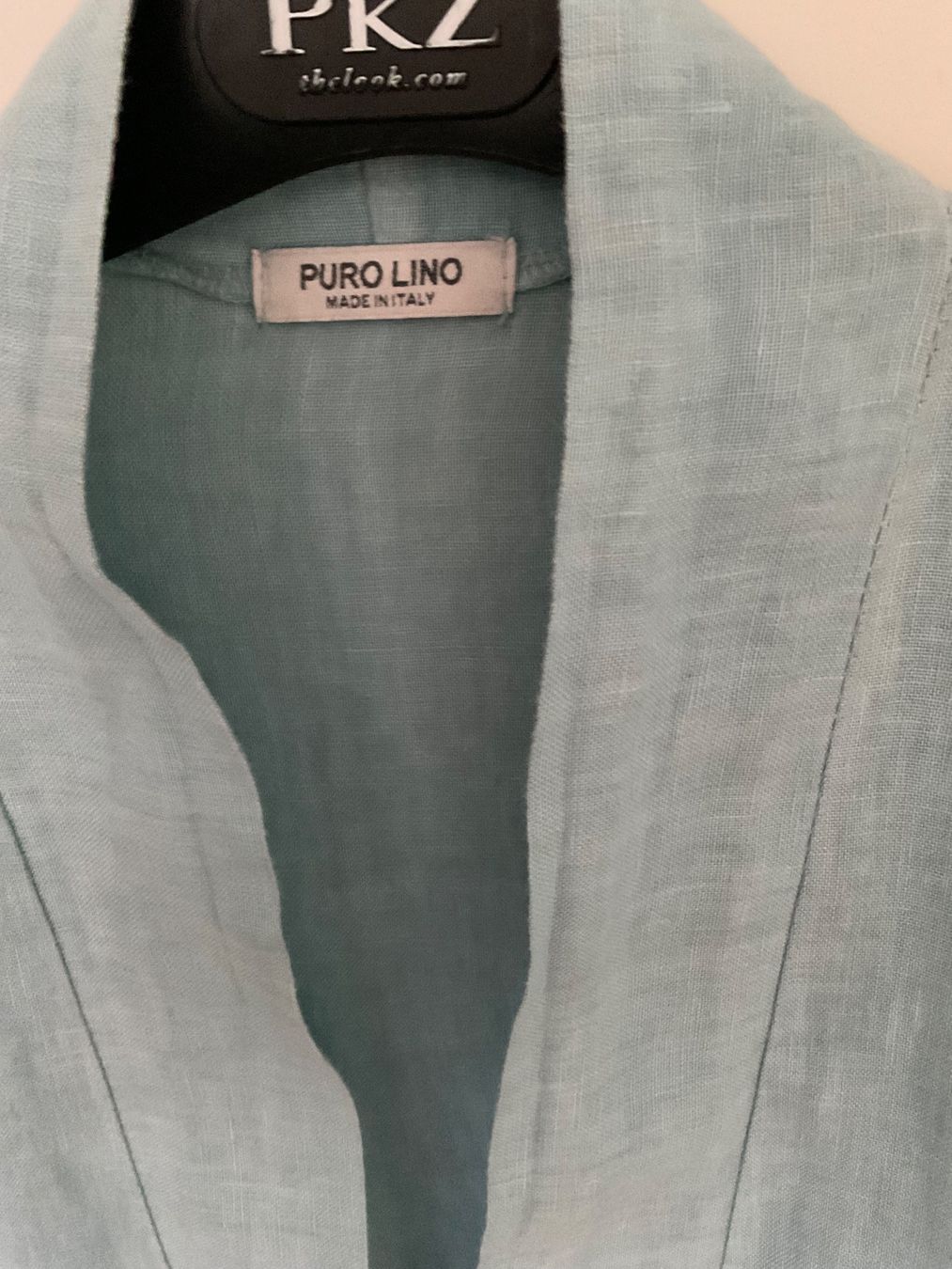 Giacche: PURO LINO 100% Leinen oversize Jacke Gr ca L/XL hellblau – Usato da Urdorf venduto da alda02 2